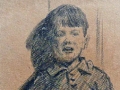 Drawing of Leon "conducting the band" by his father Andrew MacLaren