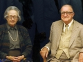 Leon MacLaren and Mrs. van Oyen in Amsterdam, 1990